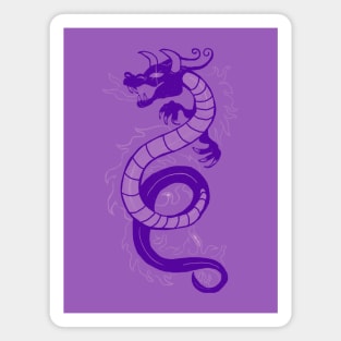 Year Of The Dragon | Lavender Sticker Version Magnet